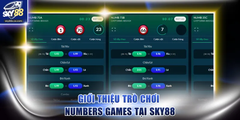 Giới thiệu trò chơi Numbers Games tại nhà cái SKY88